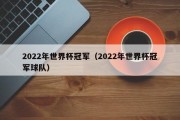 2022年世界杯冠军（2022年世界杯冠军球队）